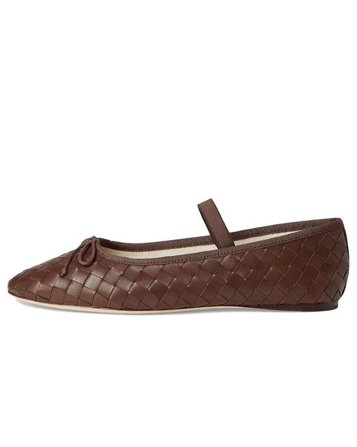 Loeffler Randall Brown Leonie Soft Ballet Flat Sandals 9 B