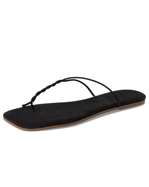 TKEES Black Simone Sandals 7 B
