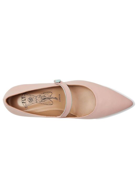 Fly London Black Suln265Fly Flat Shoes, Leather
