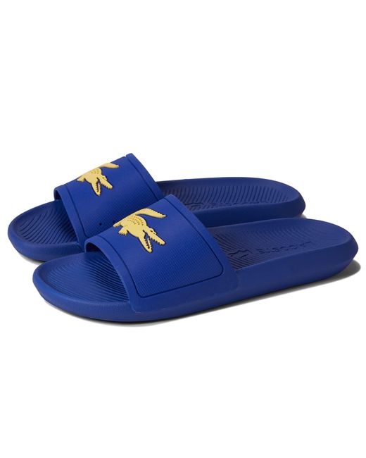 Lacoste Synthetic Croco Slide 0722 3 Cma in Yellow for Men - Lyst