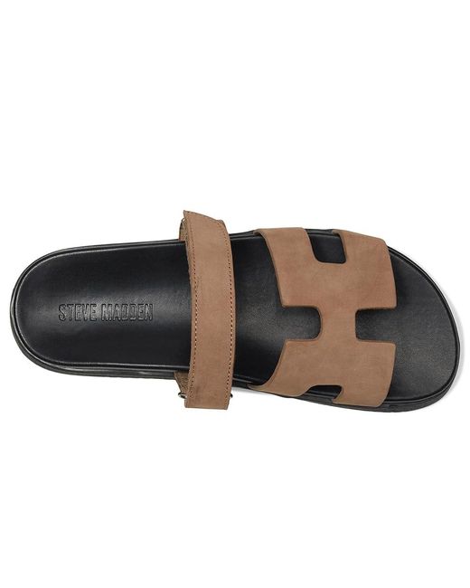 Steve Madden Black Mayven Shoes, Leather