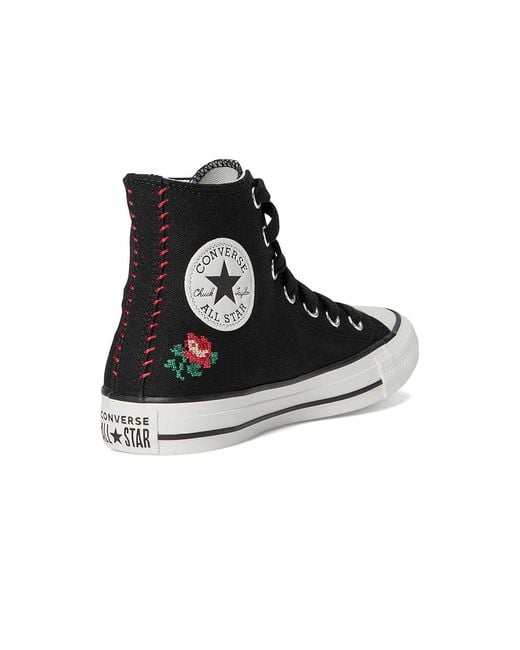 Converse Black Chuck Taylor All Star High-Top Sneaker Classic Shoes/Light Jellyfish Jitter/Surplus Min, Canvas