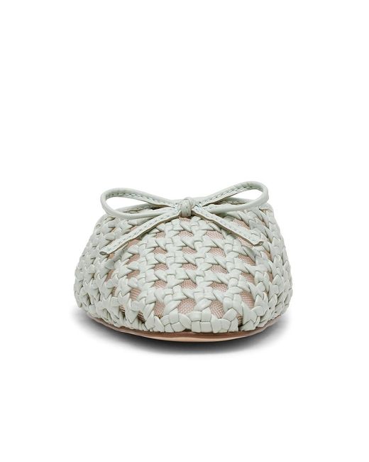 Steve Madden White Birdee Slippers, Hemp/Rubber
