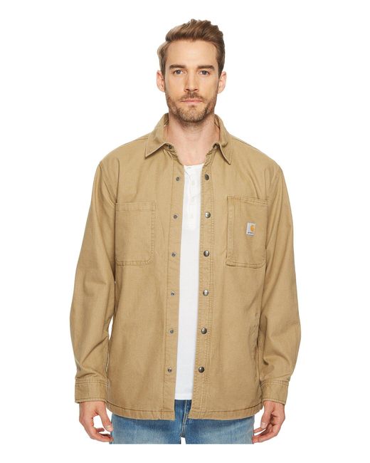 Rigby Shirt Jacket in Dark Khaki 