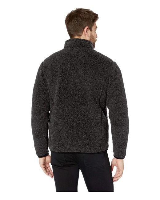 Snow Peak Wool Fleece Jacket in Black for Men - Lyst