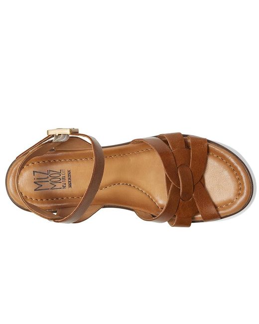Miz Mooz Brown Ozzie Wedge Shoes Eu 37 (Us 6.5-7) B