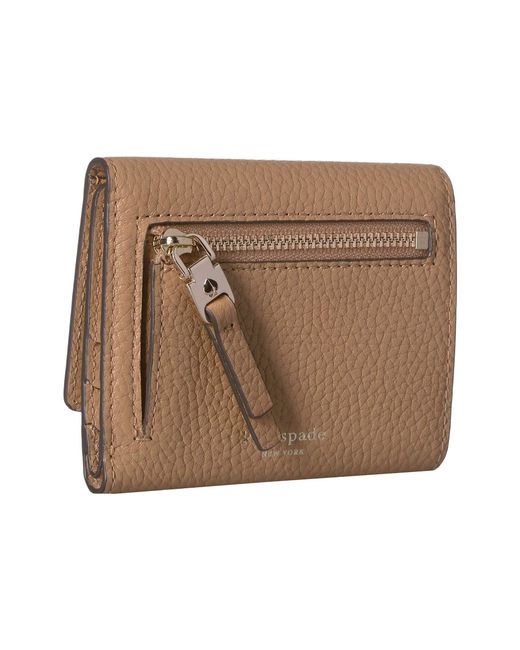 Kate Spade Leather Small Trifold Wallet Lyst