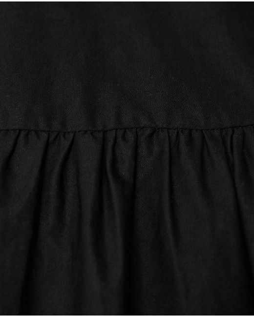Zara Top With Full Sleeves in Black | Lyst