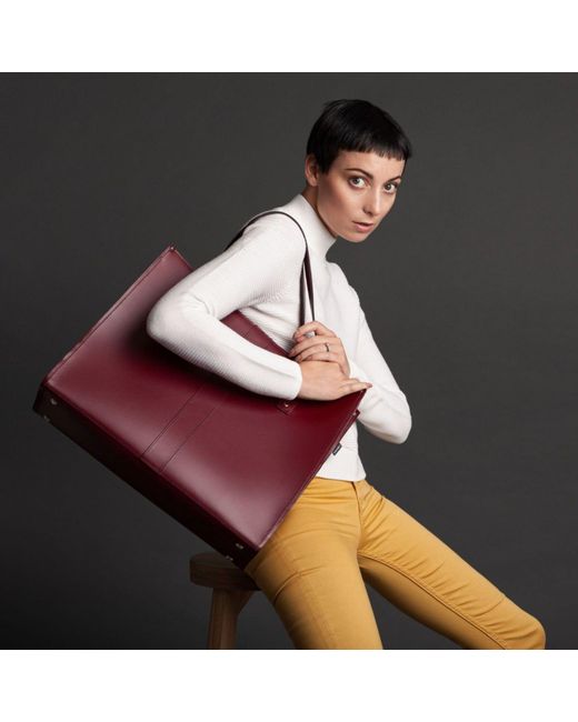 Zatchels Purple Marsala Red