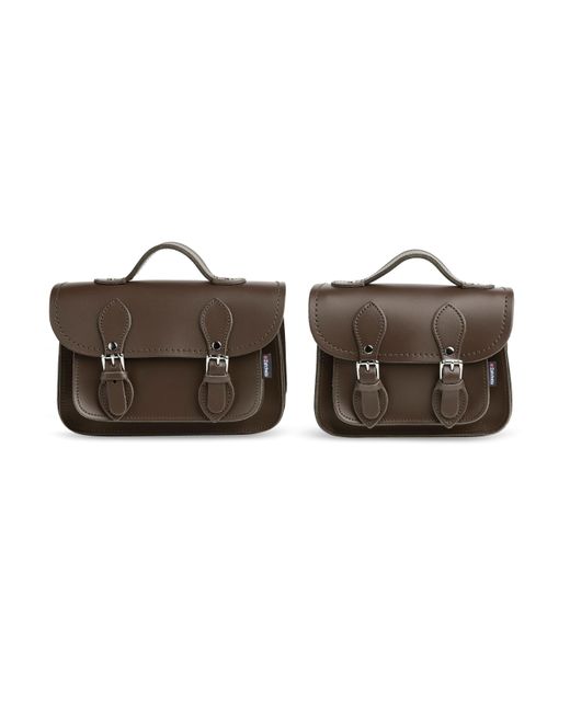 Zatchels Black Handmade Leather Micro Satchel