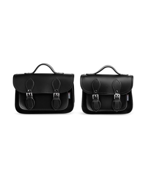 Zatchels Black Handmade Leather Micro Satchel