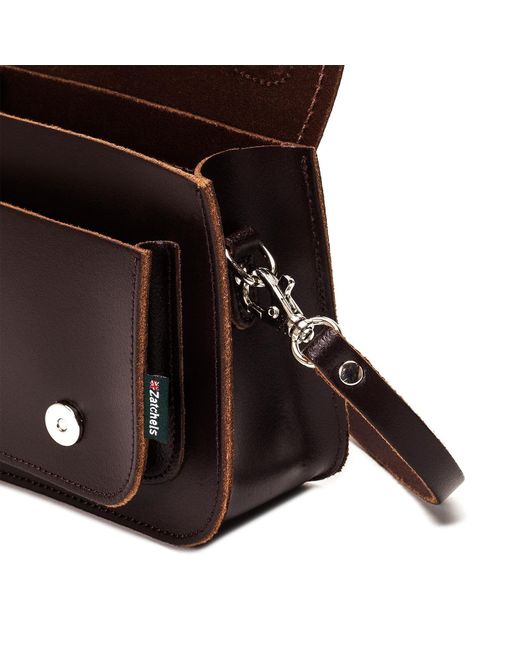 Zatchels Black Handmade Leather Micro Satchel