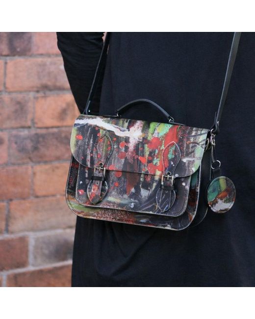 Zatchels Multicolor Leather Midi Satchel