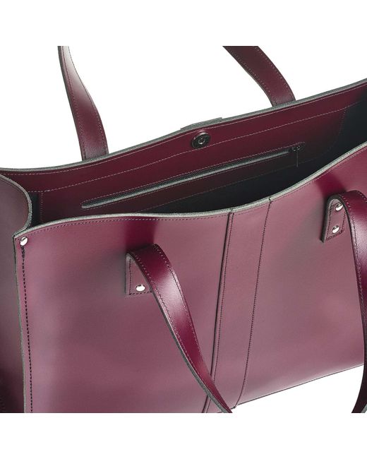 Zatchels Purple Marsala Red