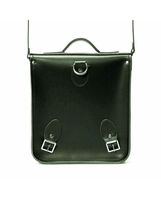 Zatchels Green Handmade Leather City Backpack