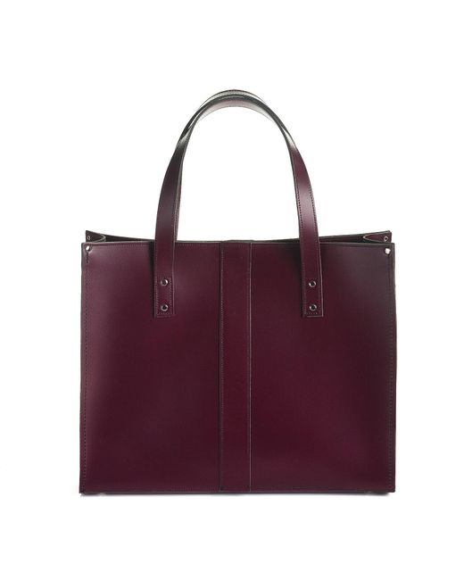 Zatchels Purple Marsala Red