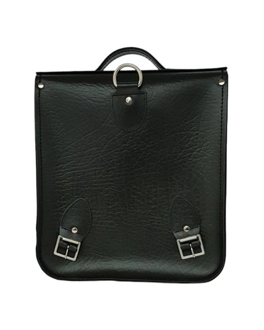 Zatchels Green Handmade Leather City Backpack