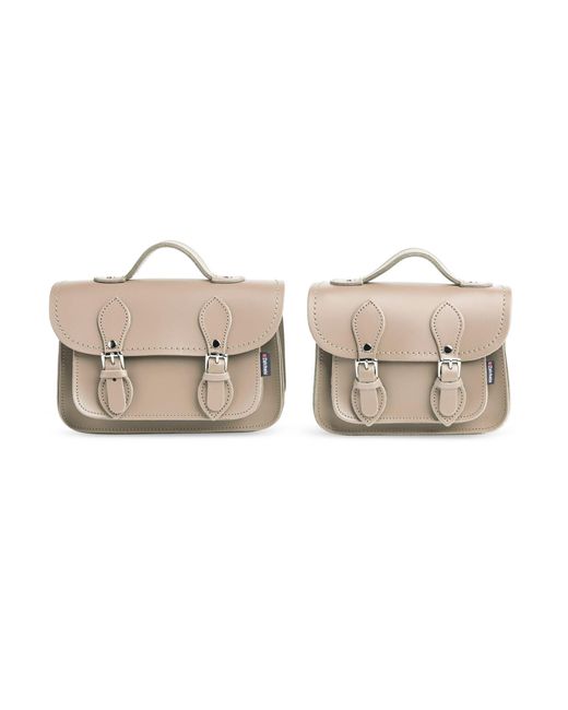 Zatchels Pink Handmade Leather Micro Satchel