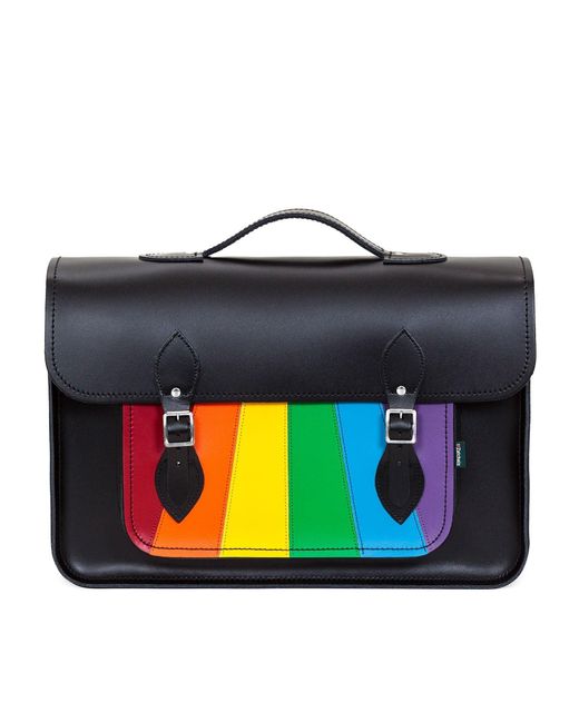 Zatchels Black Handmade Leather Satchel