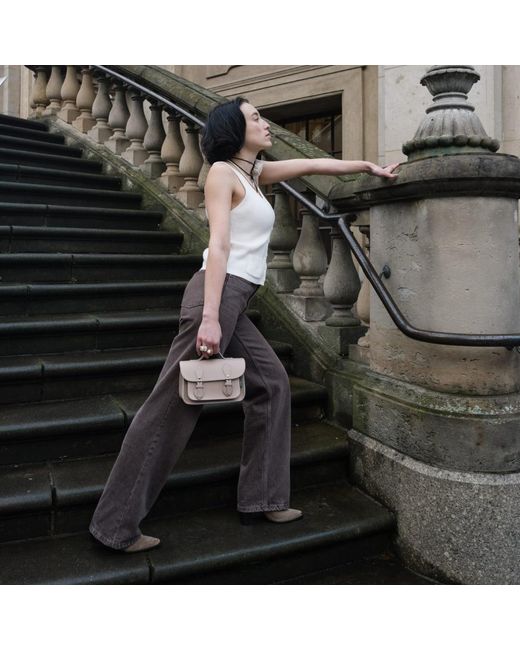 Zatchels Pink Handmade Leather Micro Satchel