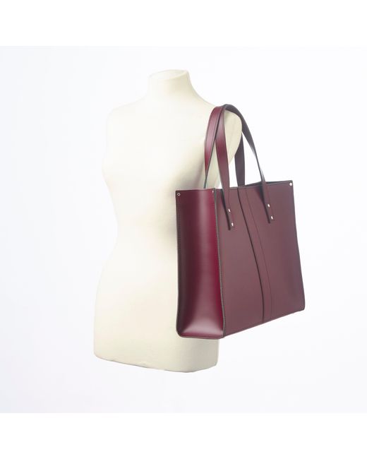 Zatchels Purple Marsala Red