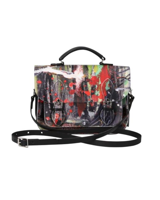 Zatchels Multicolor Leather Midi Satchel