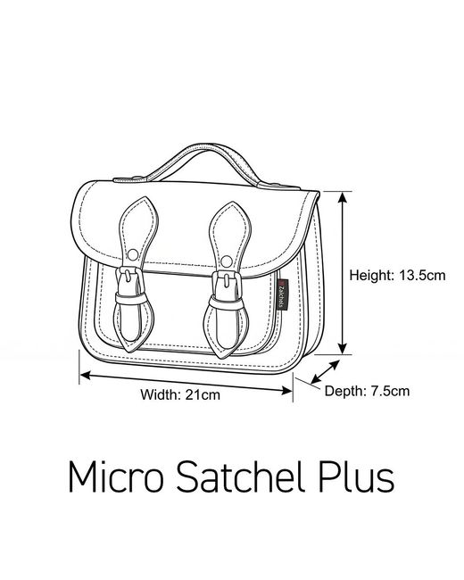 Zatchels Pink Handmade Leather Micro Satchel