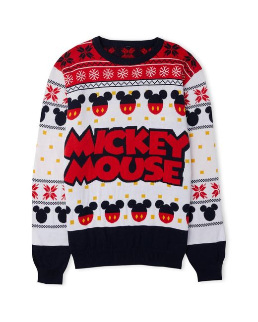 mickey mouse christmas jumper