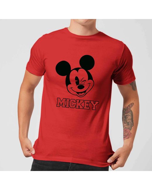 red mickey shirt