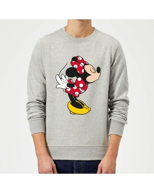 Disney Femme Minnie Mouse Distressed Face Sweat-Shirt