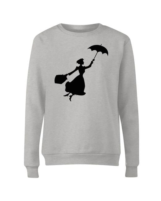 Disney Girls Mary Poppins Flying Silhouette Hoodie