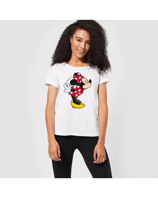 T-shirt White Mickey Love Kiss Disney Girls