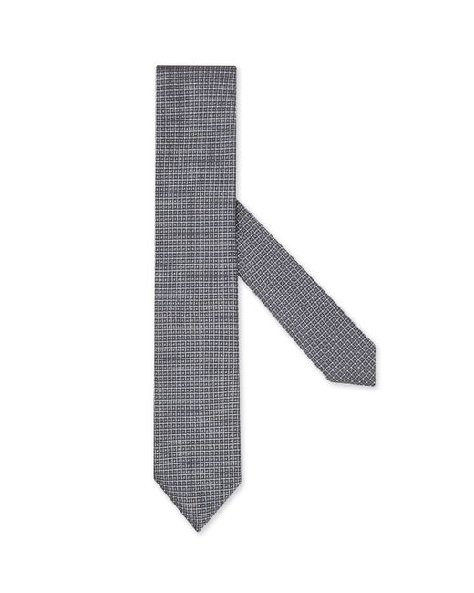 Zegna Gray Silk Tie for men