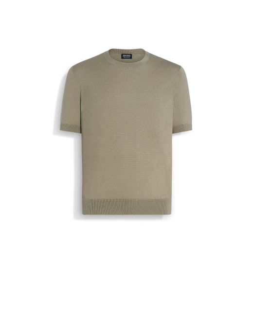 Zegna T-Shirt Aus Premium Cotton in Multicolor für Herren