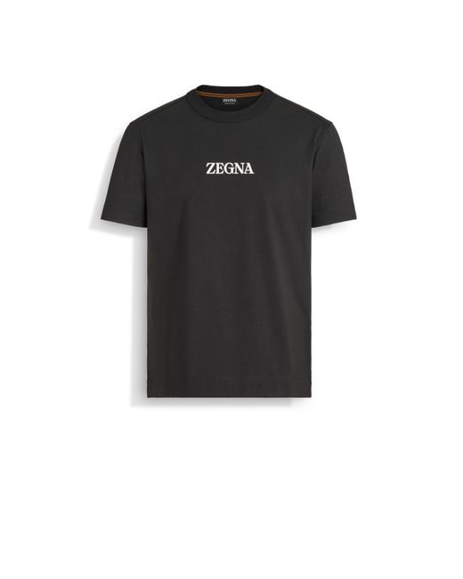 Zegna T-Shirt Aus #Usetheexisting Baumwolle in Black für Herren