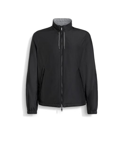 Blouson Brezza Reversibile di Zegna in Black da Uomo