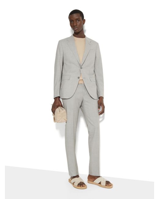 Zegna Gray Light And 14Milmil14 Wool Suit for men