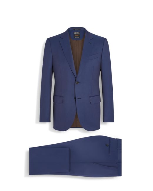 Zegna Blue Utility Centoventimila Wool Suit for men