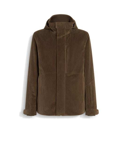 Zegna Skijacke Aus Cashco in Brown für Herren