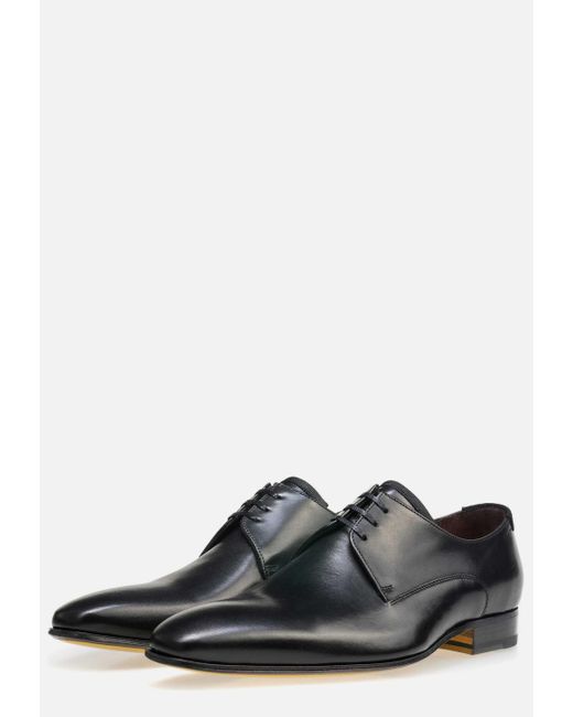 Floris Van Bommel Veterschoenen Zwart in het Zwart voor heren - Lyst
