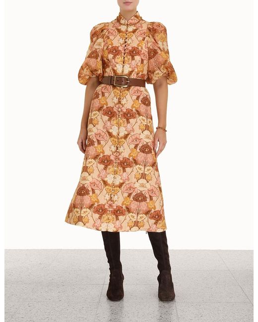Zimmermann Linen Tempo Puff Sleeve Day 