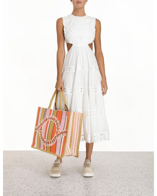 Zimmermann Jacquard Stripe Tote | Lyst