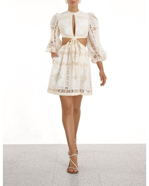zimmermann white embroidered dress