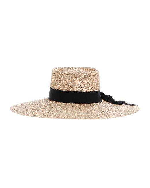 Lyst Zimmermann Flat Crown Straw Hat