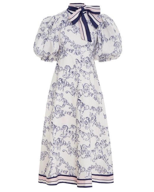 Zimmermann Day Midi Dress in White Lyst