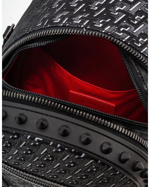 Christian Louboutin Backparis Small Black Techno Cl Backpack for