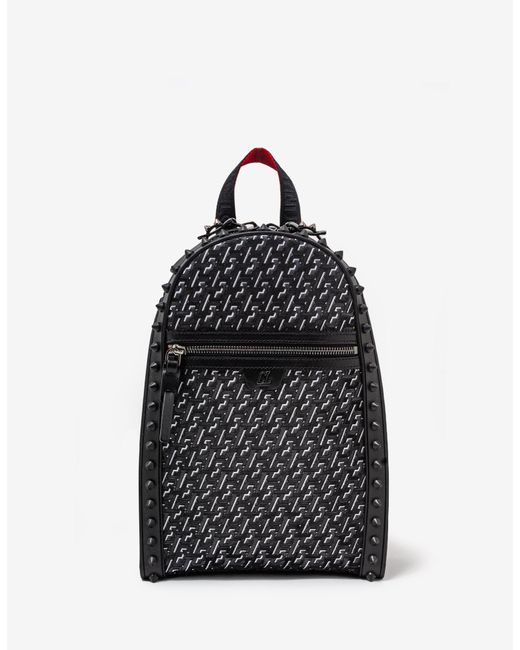 Christian Louboutin Backparis Small Black Techno Cl Backpack for