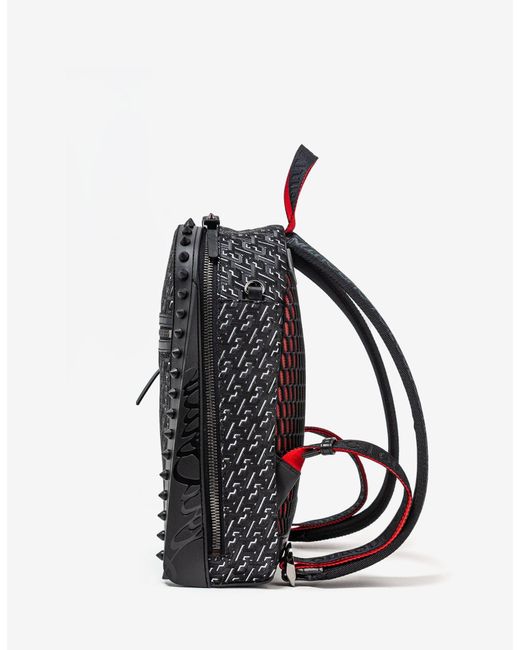 Christian Louboutin Backparis Small Black Techno Cl Backpack for