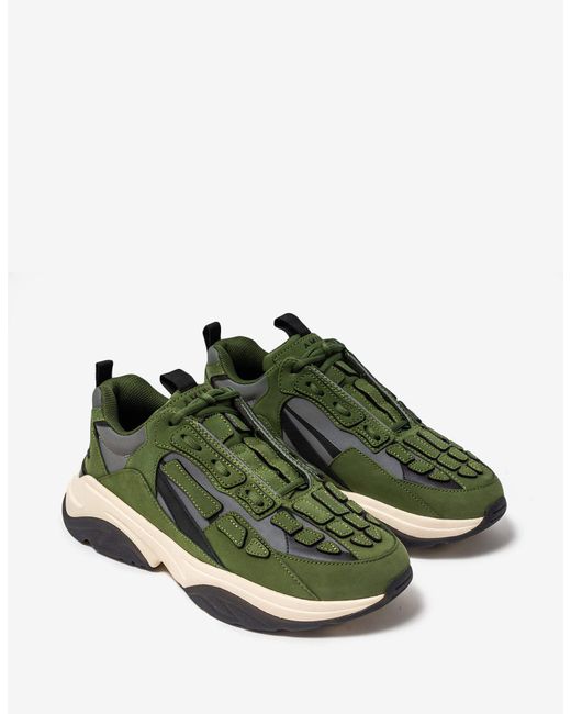 Amiri Bone Runner Olive Green \u0026 Black 