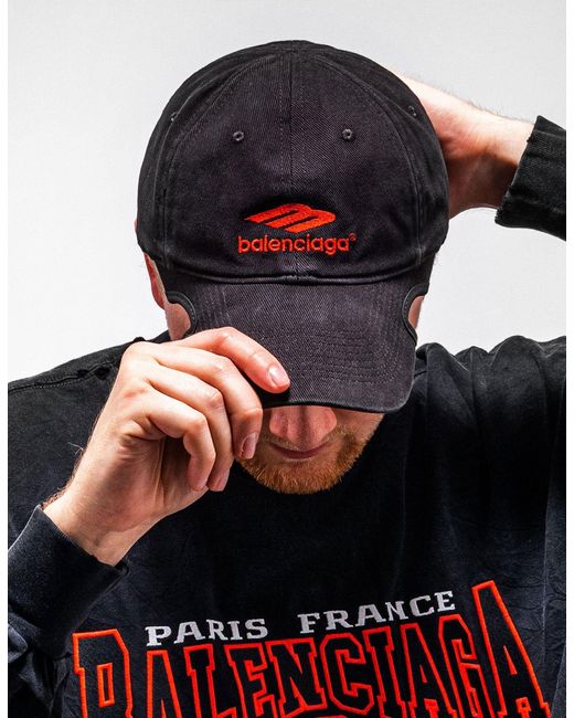 Balenciaga Cotton Black 3b Sports Icon 